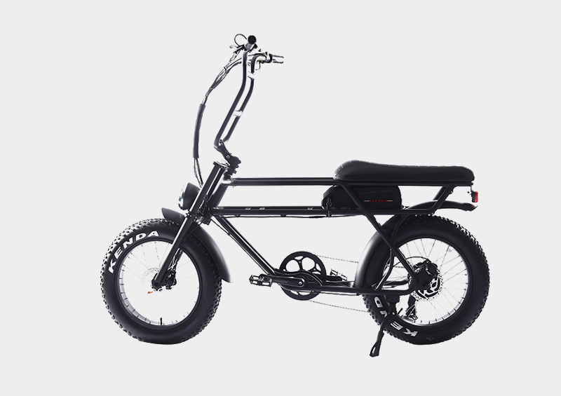 Under seat battery fat tire electric bike