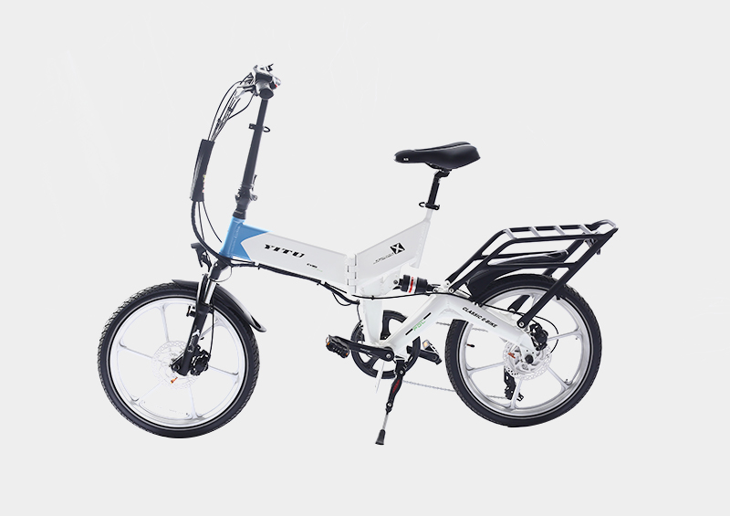 Frame hidden battery full suspension ebike