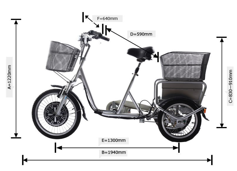 What are the accessories for electric tricycles and gasoline tricycles?